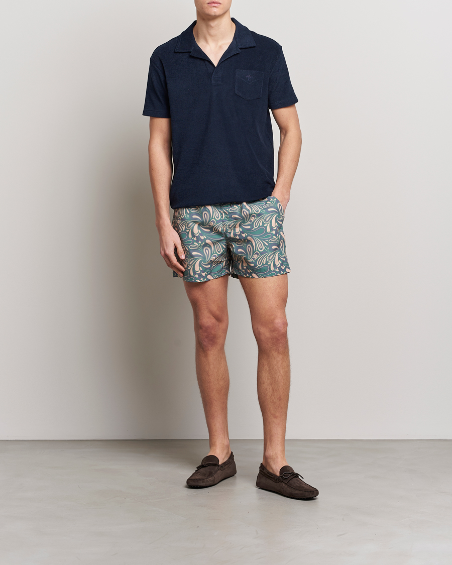 Men | Polo Shirts | OAS | Short Sleeve Terry Polo Navy
