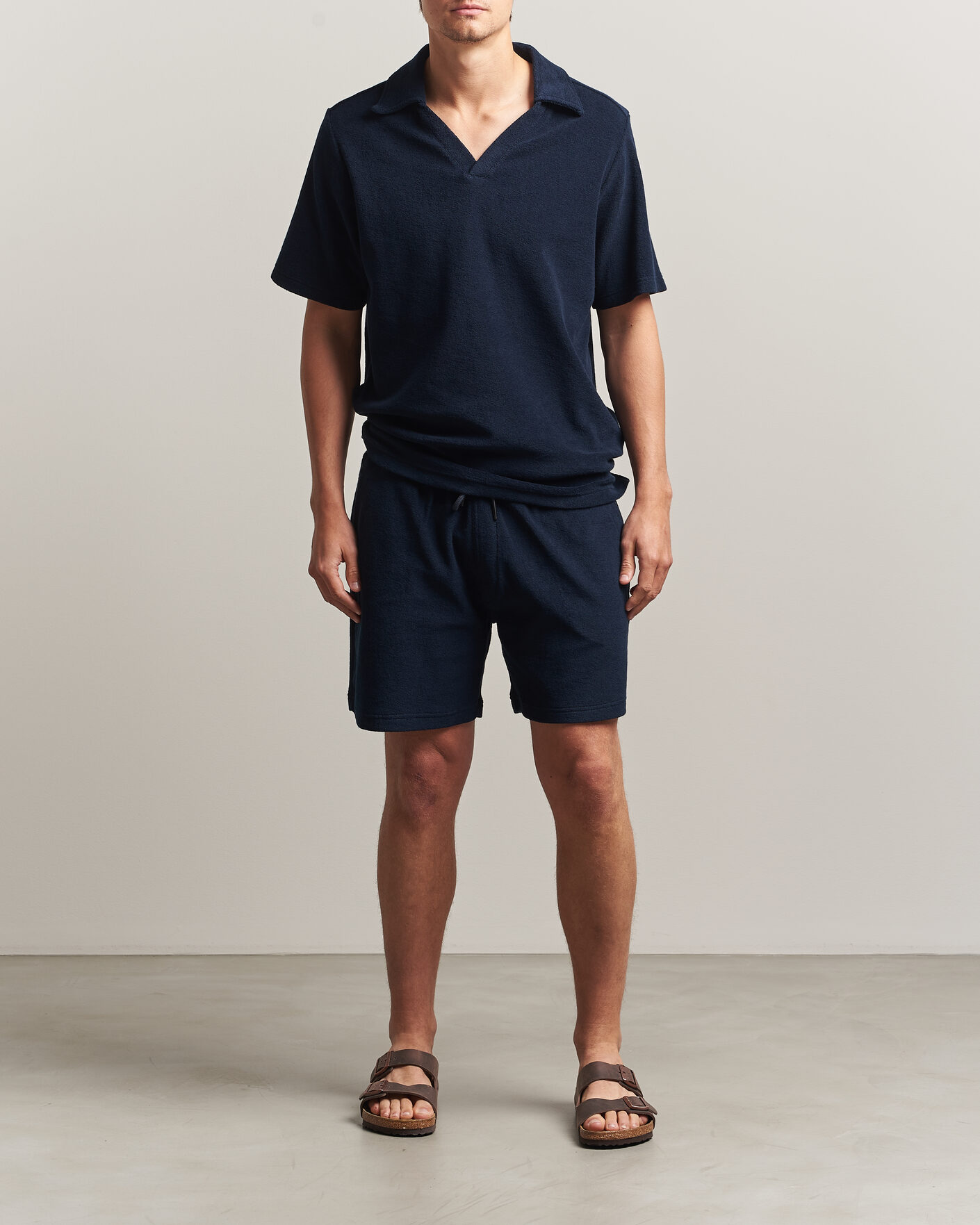 Men | Shorts | OAS | Terry Shorts Navy