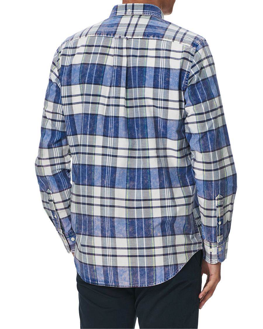 Men | Shirts | GANT | Regular Fit Bold Check Shirt Collage Blue