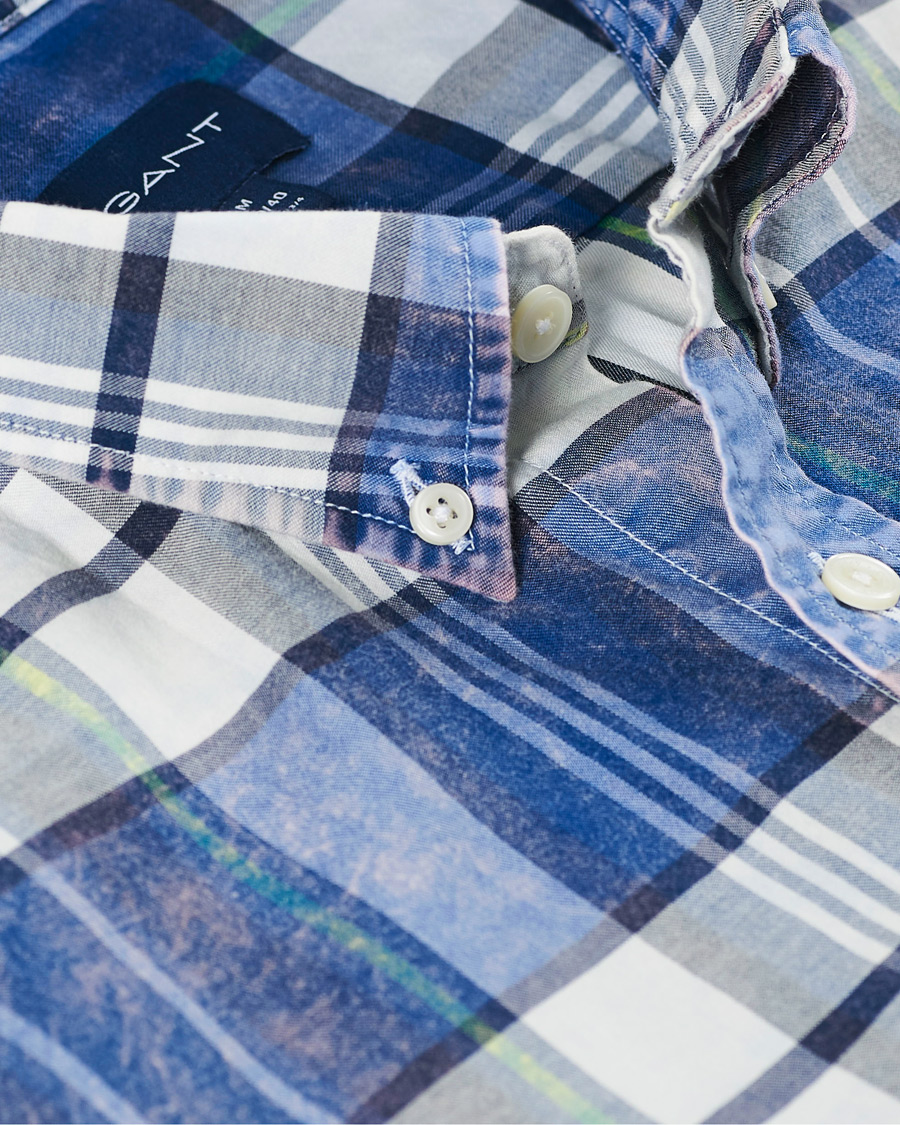 Men | Shirts | GANT | Regular Fit Bold Check Shirt Collage Blue