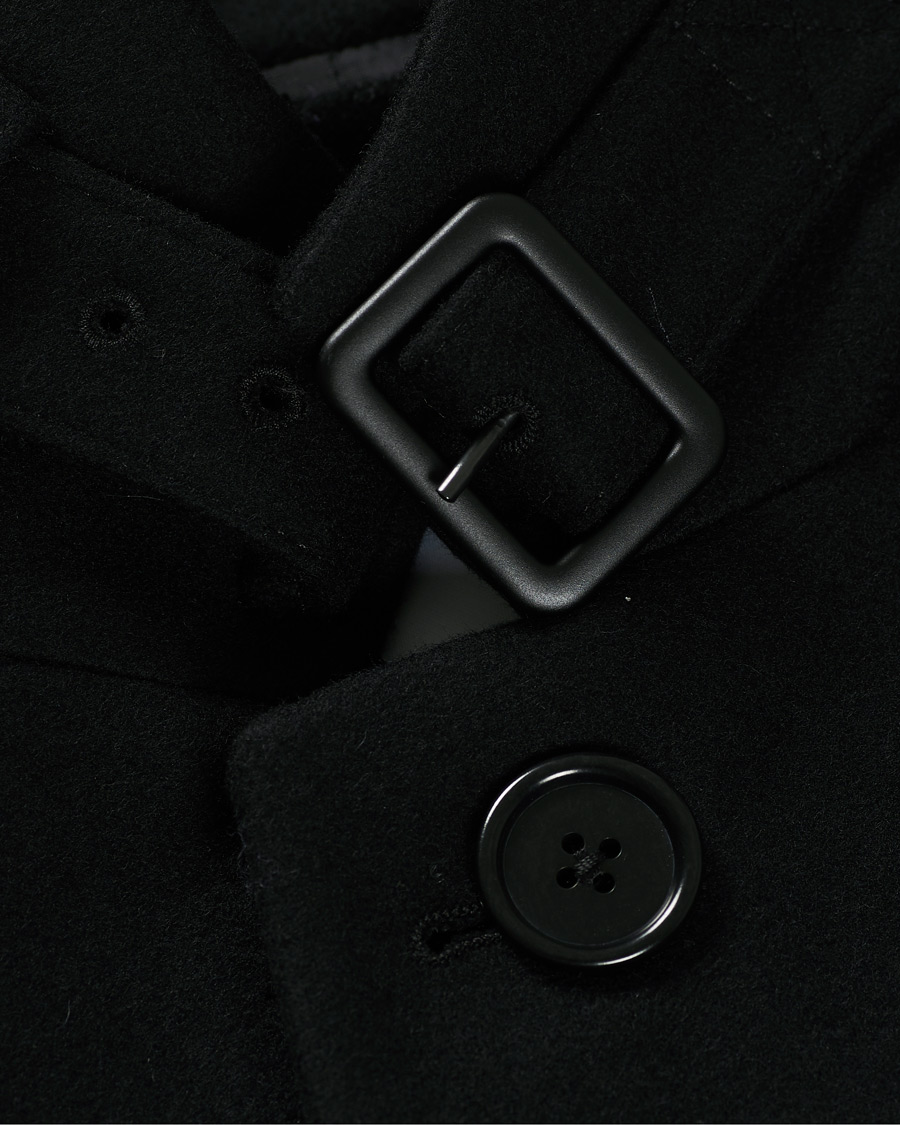 Men | Coats & Jackets | J.Lindeberg | Holger Compact Melton Coat Black