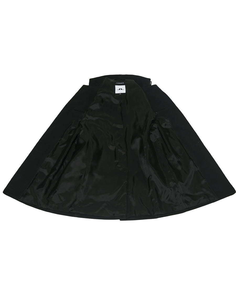 Men | Coats & Jackets | J.Lindeberg | Holger Compact Melton Coat Black