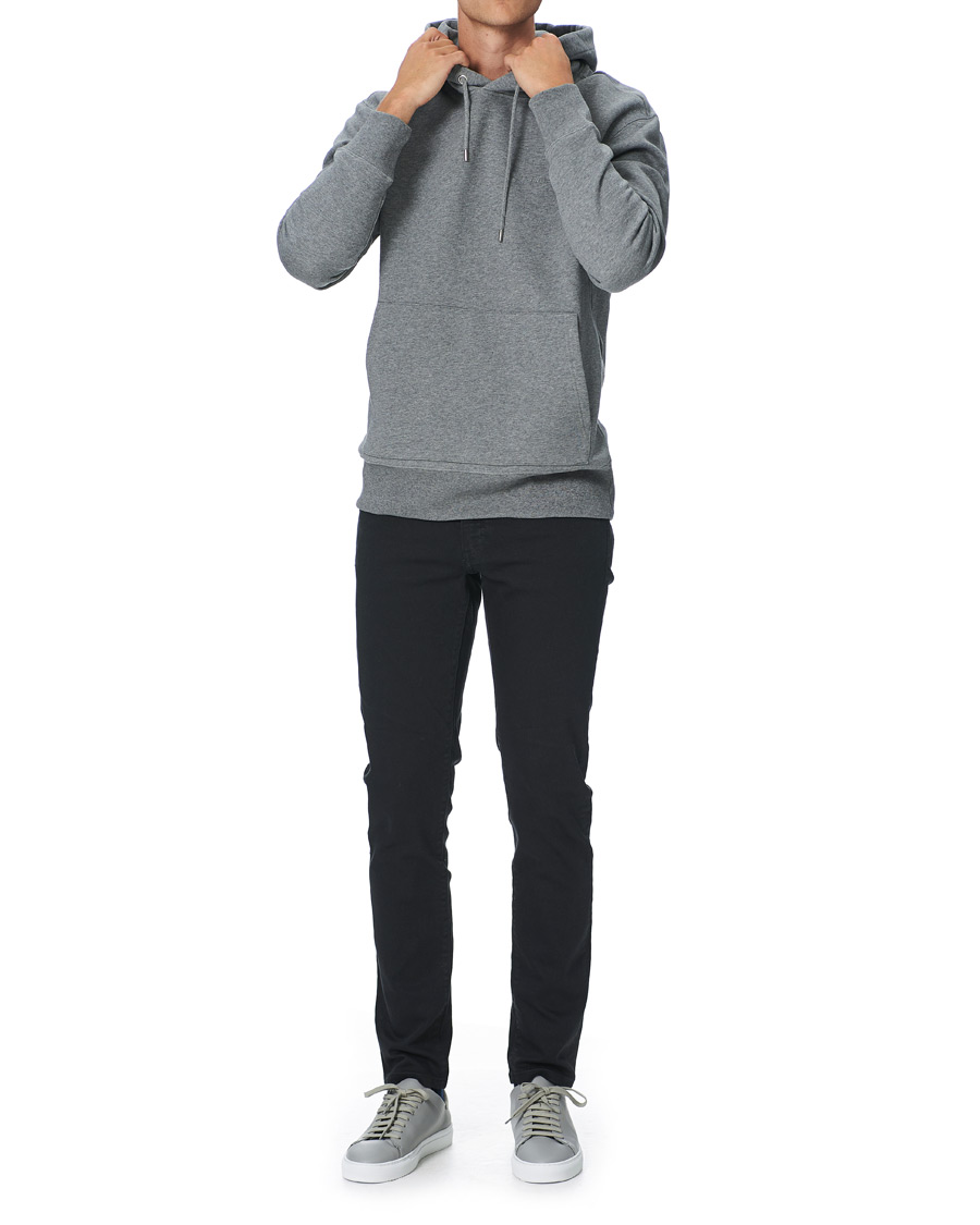 Men | Sweaters & Knitwear | J.Lindeberg | Chip Pocket Hoodie Stone Grey Melange