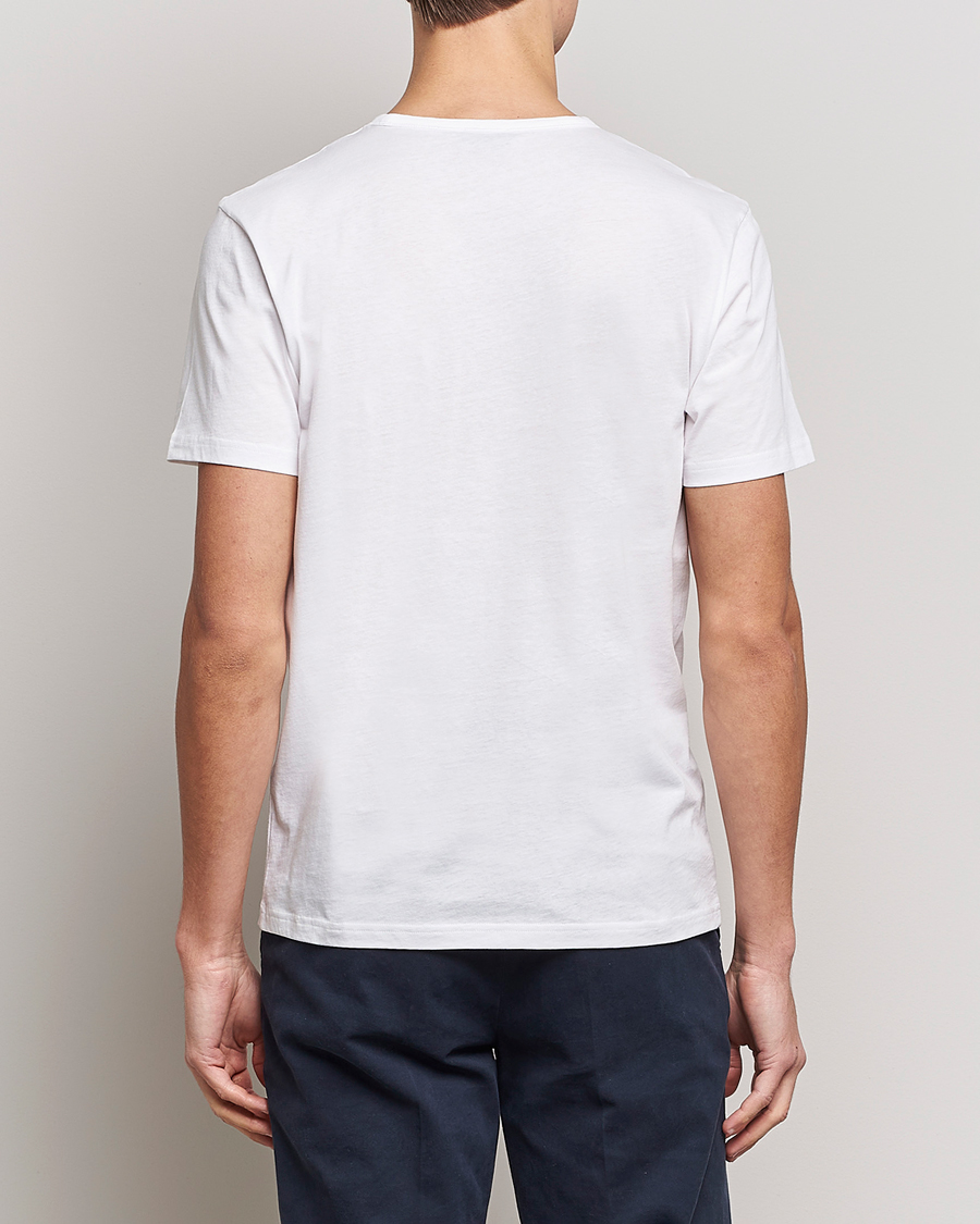 Men | T-Shirts | Stenströms | Solid Cotton T-Shirt White
