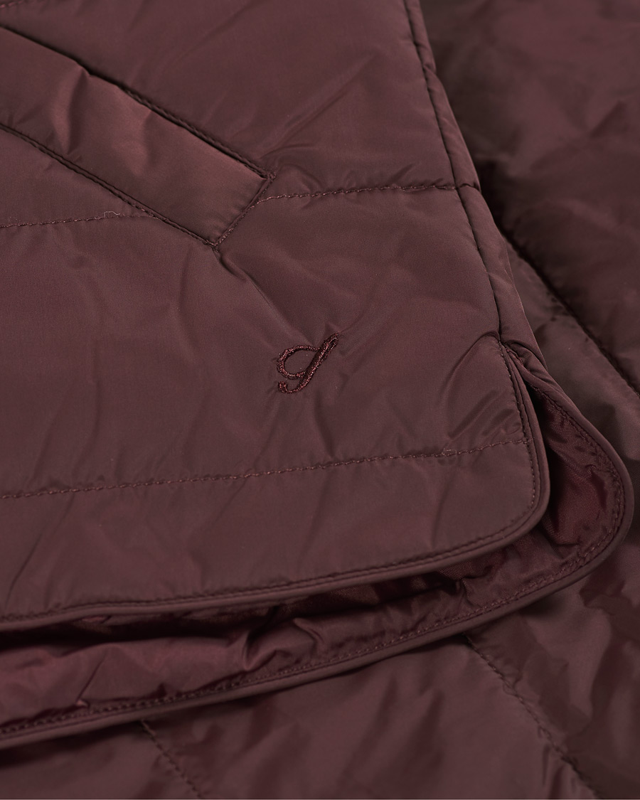 Men | Coats & Jackets | Stenströms | Quilted Nylon Vest Burgundy