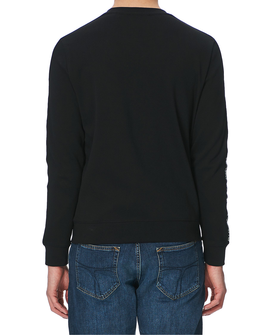 Men | Sweaters & Knitwear | HUGO | Doby Logo Sweatshirt Black