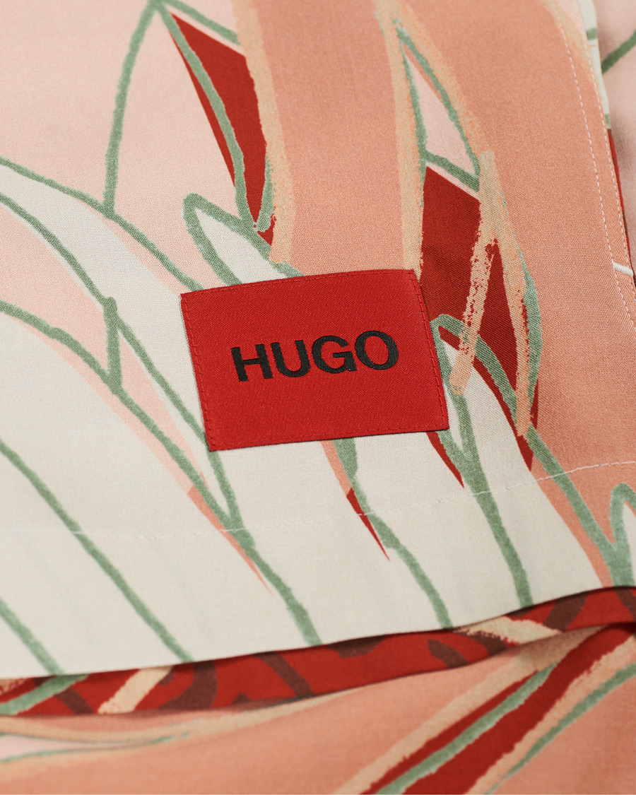 Men | Shirts | HUGO | Efab Printed Camp Collar Short Sleeve Shirt Multi