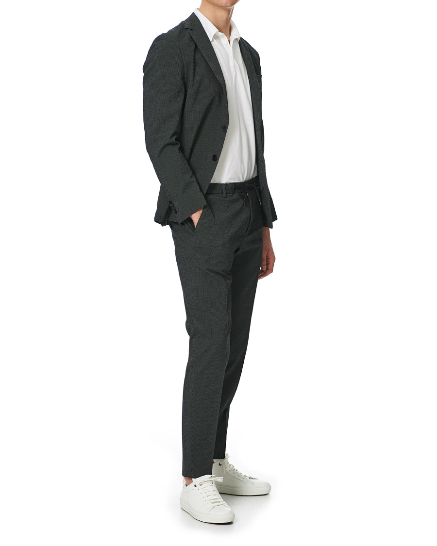 Men | Blazers | BOSS BLACK | BOSS Nolvay Seersucker Patch Pocket Blazer Dark Green