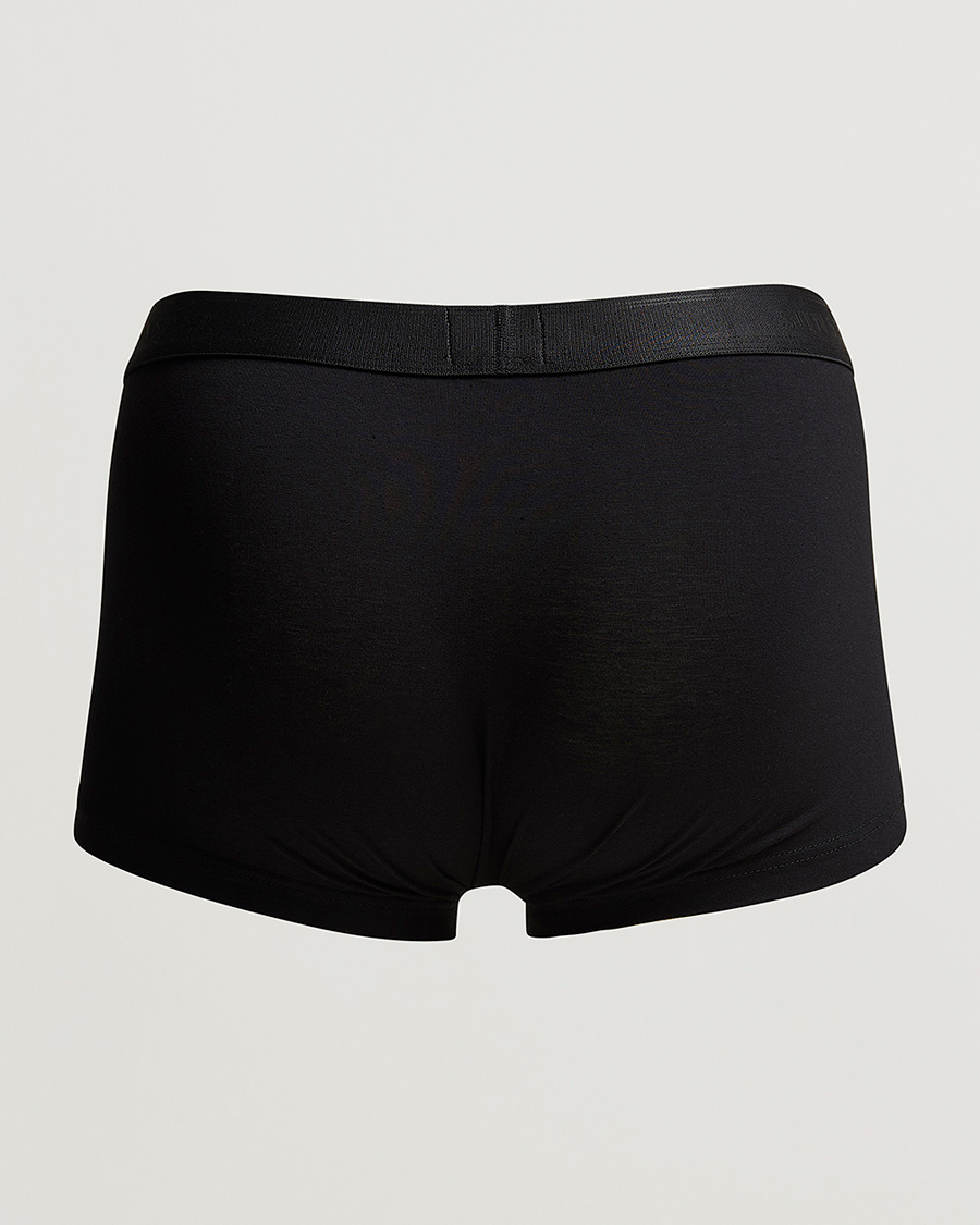 Men | Underwear & Socks | Sunspel | Cotton Stretch Trunk Black