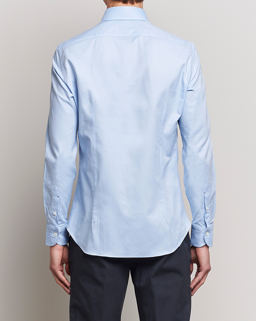 Men | Shirts | Mazzarelli | Soft Oxford Button Down Shirt Light Blue