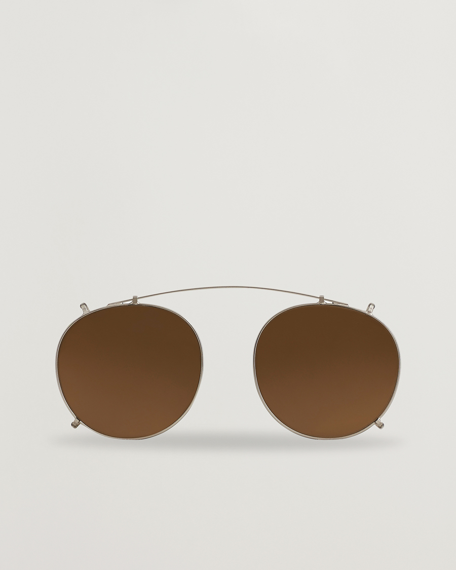 Men | Sunglasses | TBD Eyewear | Clip-ons Silver/Tobacco