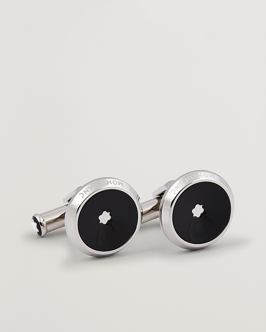 Men | Cufflinks | Montblanc | Star Cufflinks Black Resin