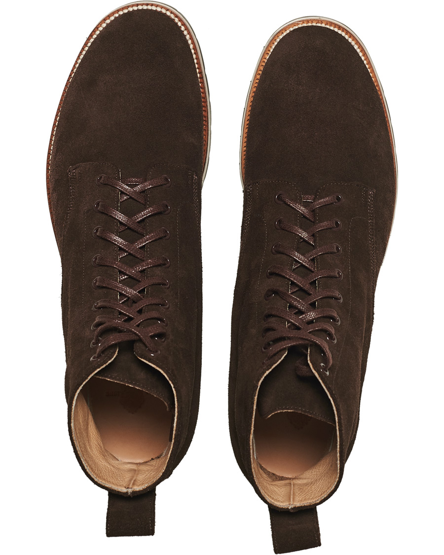 Men | Yuketen Lace Up Boots Dark Brown Suede | Yuketen | Lace Up Boots Dark Brown Suede