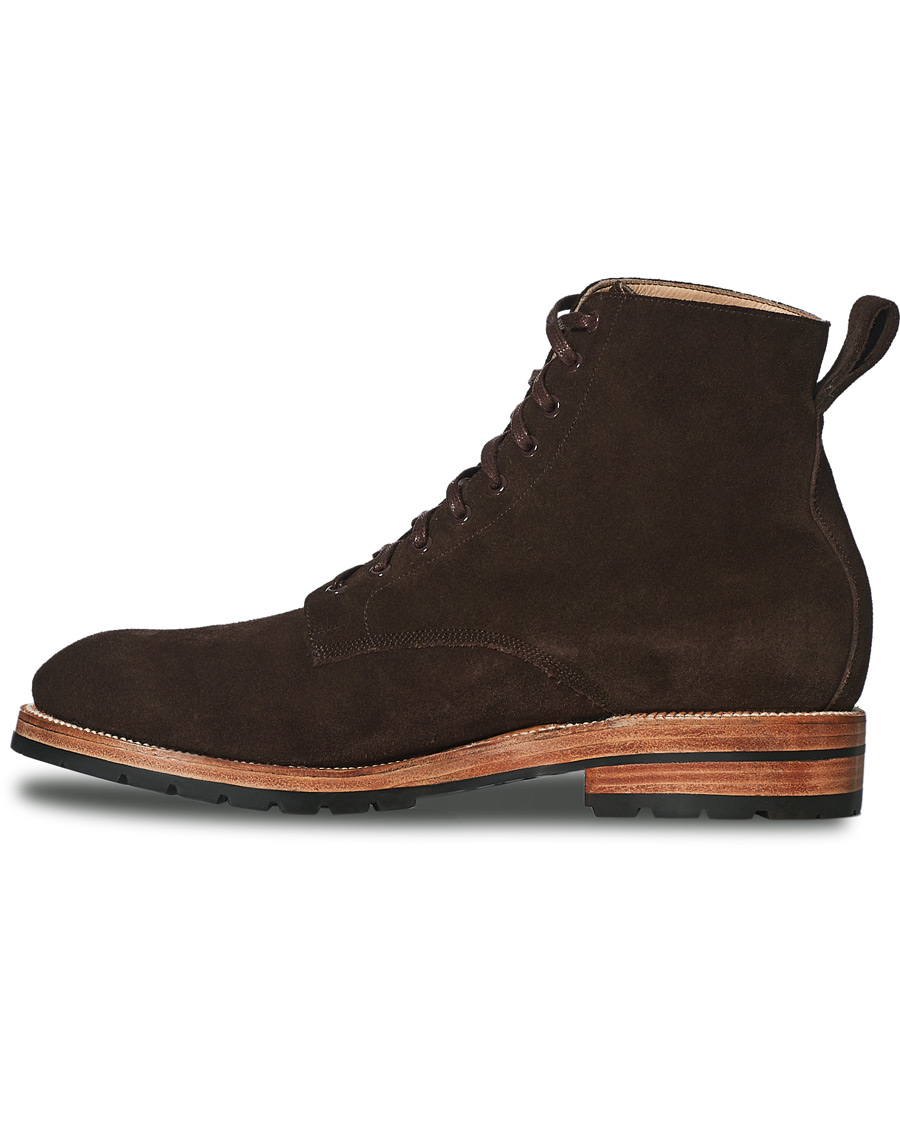 Men | Yuketen Lace Up Boots Dark Brown Suede | Yuketen | Lace Up Boots Dark Brown Suede