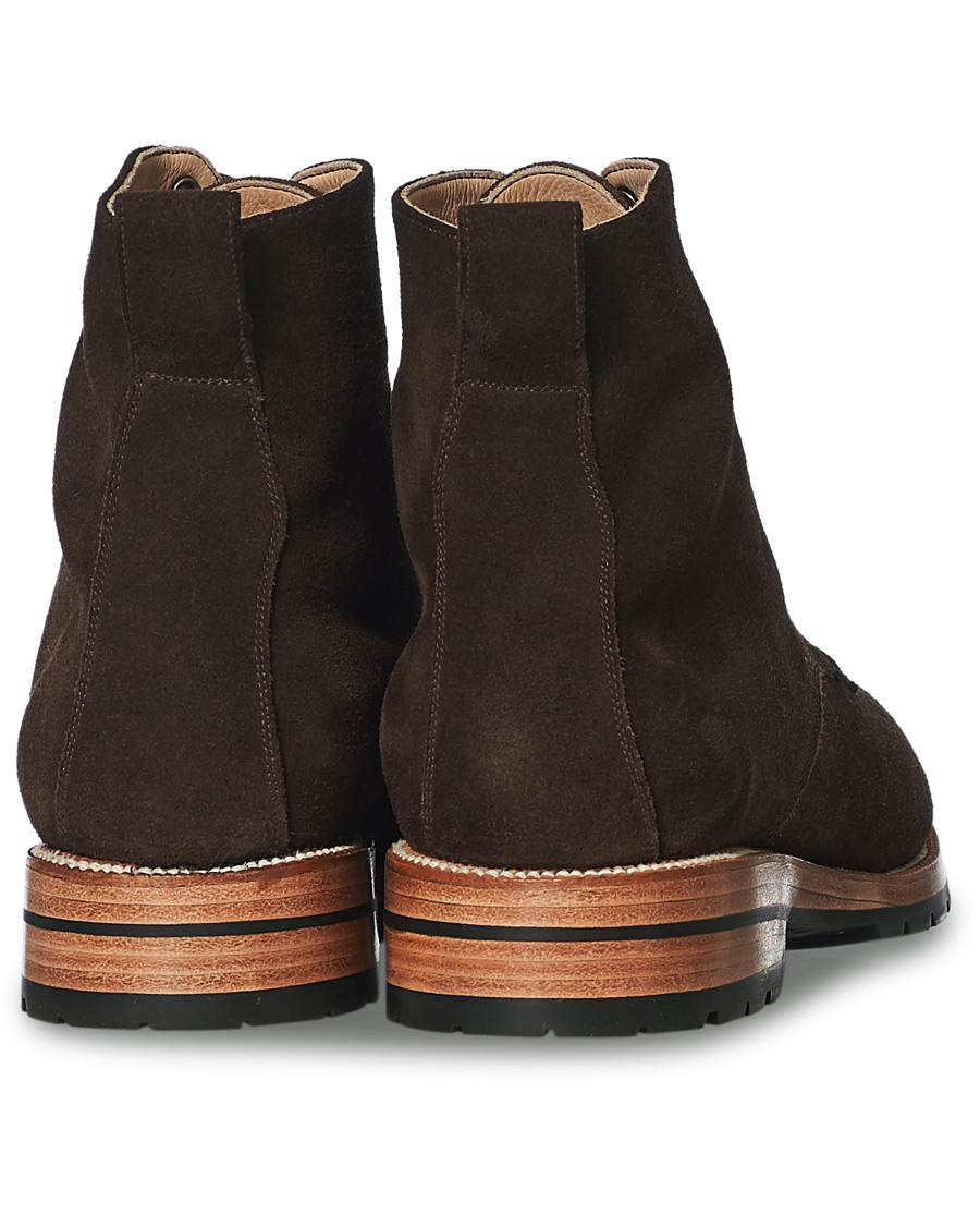 Men | Yuketen Lace Up Boots Dark Brown Suede | Yuketen | Lace Up Boots Dark Brown Suede