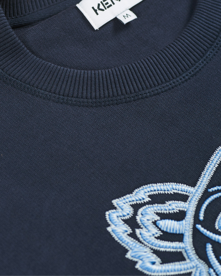 Men | Sweaters & Knitwear | KENZO | Icon Tiger Sweatshirt Navy