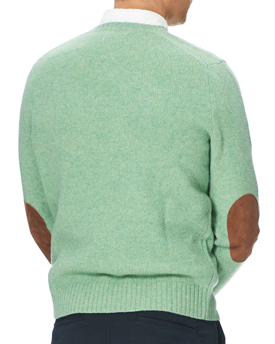 Men | Sweaters & Knitwear | Polo Ralph Lauren | Wool/Cashmere Knitted Crew Neck Sweater Seafoam Green
