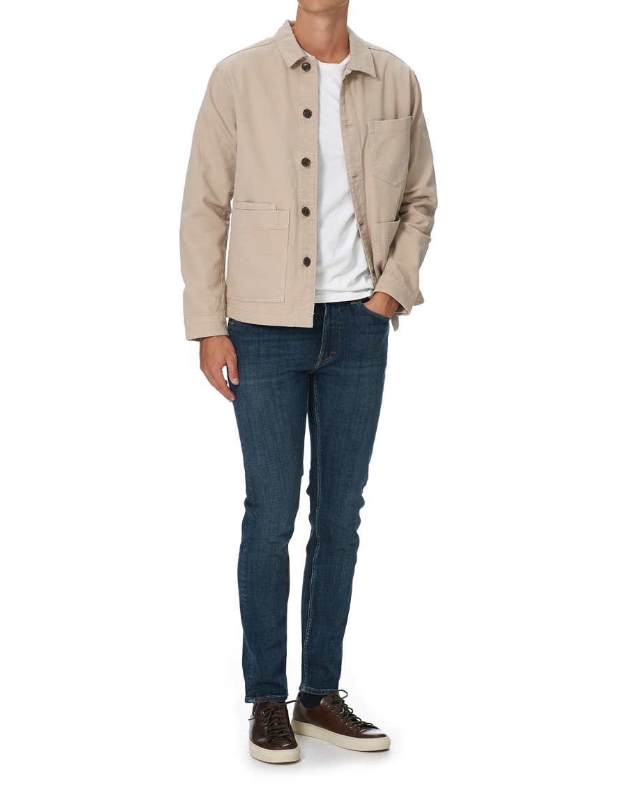 Men | Jeans | Tiger of Sweden | Leon Hawk Eye Superstretch Jeans Royal Blue