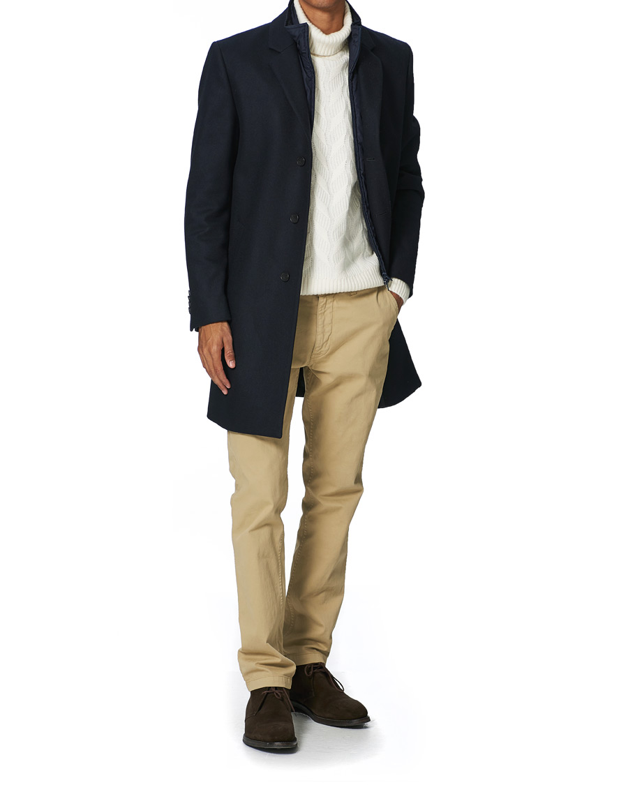 Men | Coats & Jackets | Tiger of Sweden | Netley Wool Coat Navy