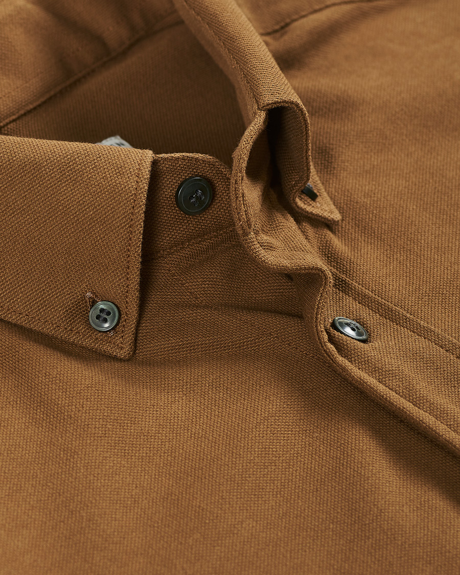 Men | Shirts | Tiger of Sweden | Fenald Piquet Shirt Toasted Coconut