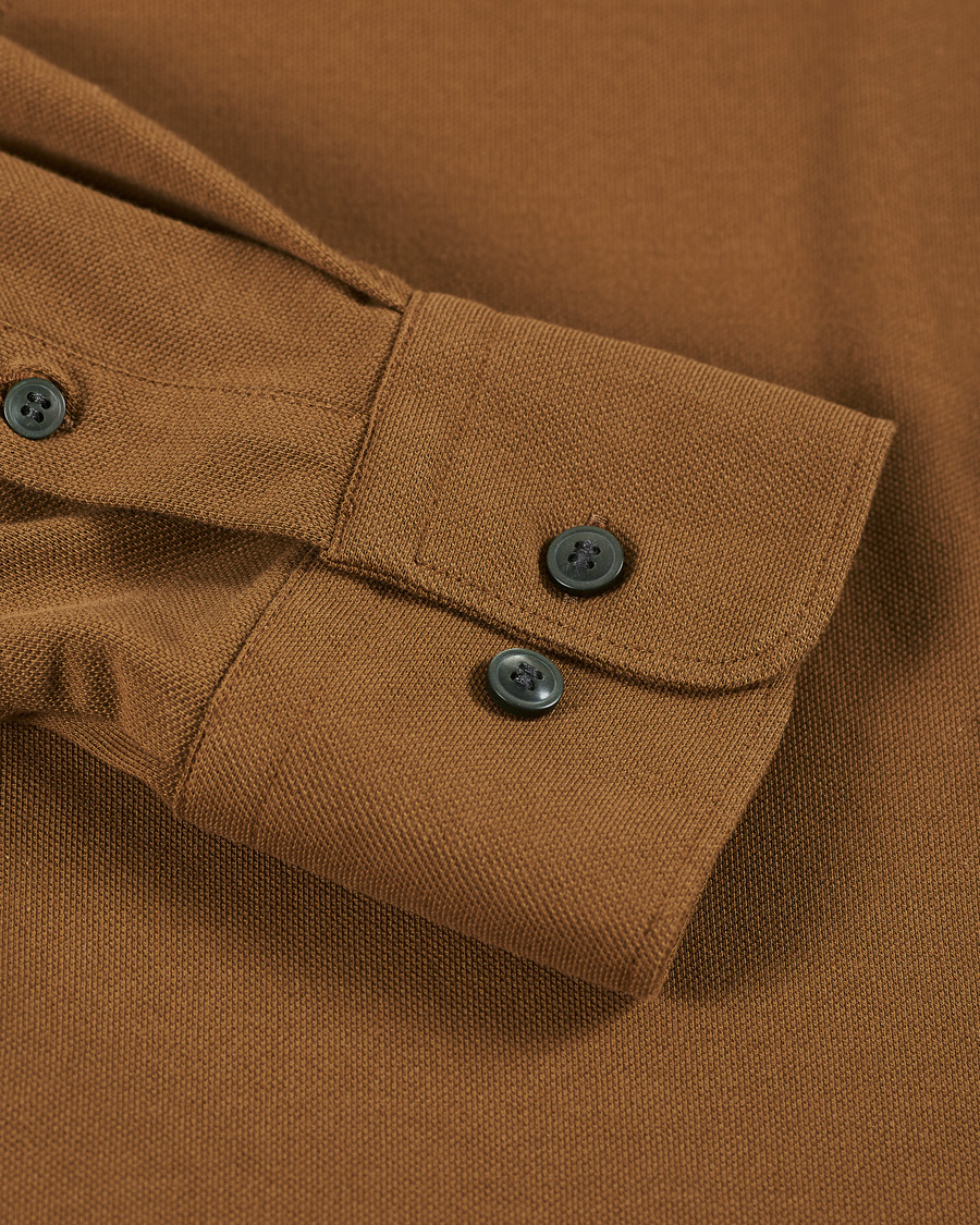 Men | Shirts | Tiger of Sweden | Fenald Piquet Shirt Toasted Coconut