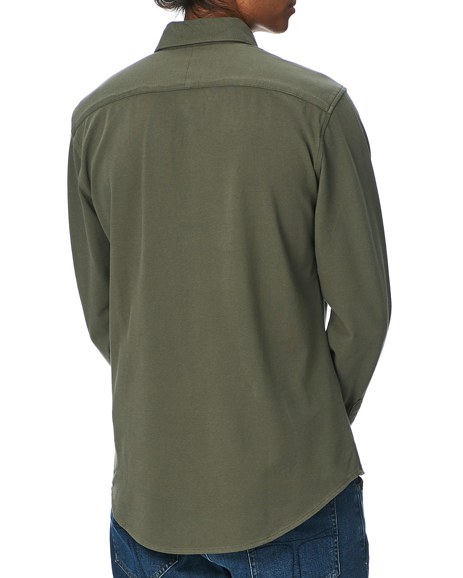 Men | Shirts | Tiger of Sweden | Fenald Piquet Shirt City Green