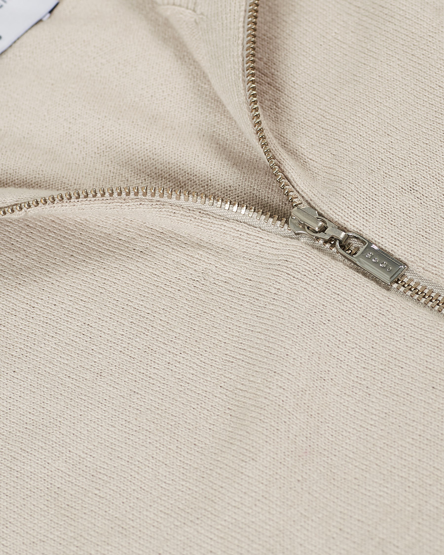 Men | Sweaters & Knitwear | Tiger of Sweden | Kylen Cotton/Merino Zip Moonbeam