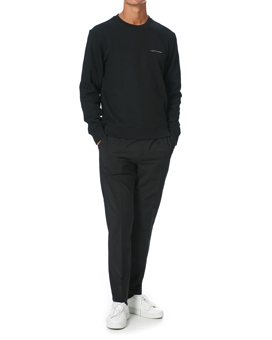 Men | Sweaters & Knitwear | Tiger of Sweden | Emerson Cotton Sweatshirt Black