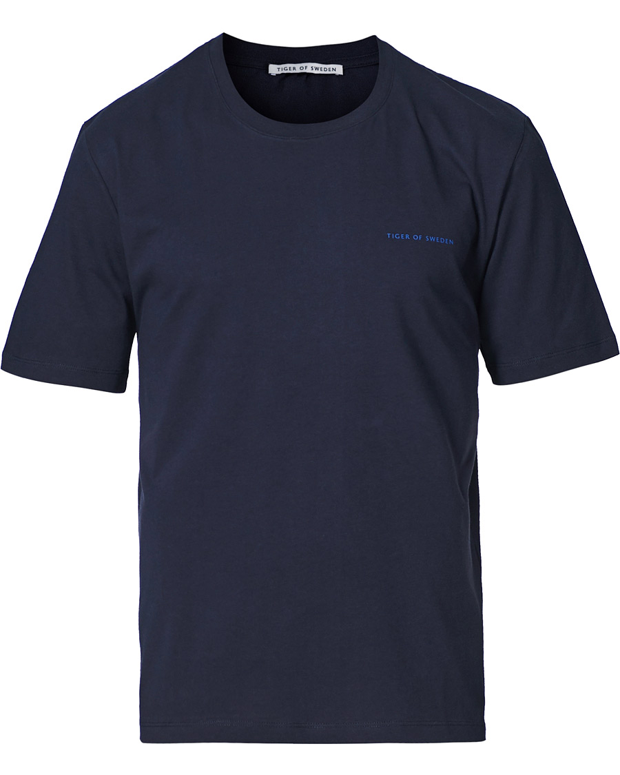 Men | T-Shirts | Tiger of Sweden | Pro Cotton Logo Tee Light Ink