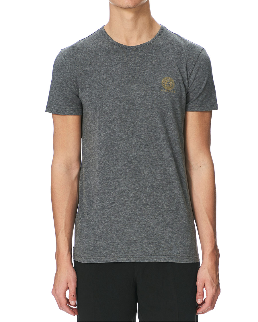 Men | T-Shirts | Versace | Medusa Tee Grey Melange