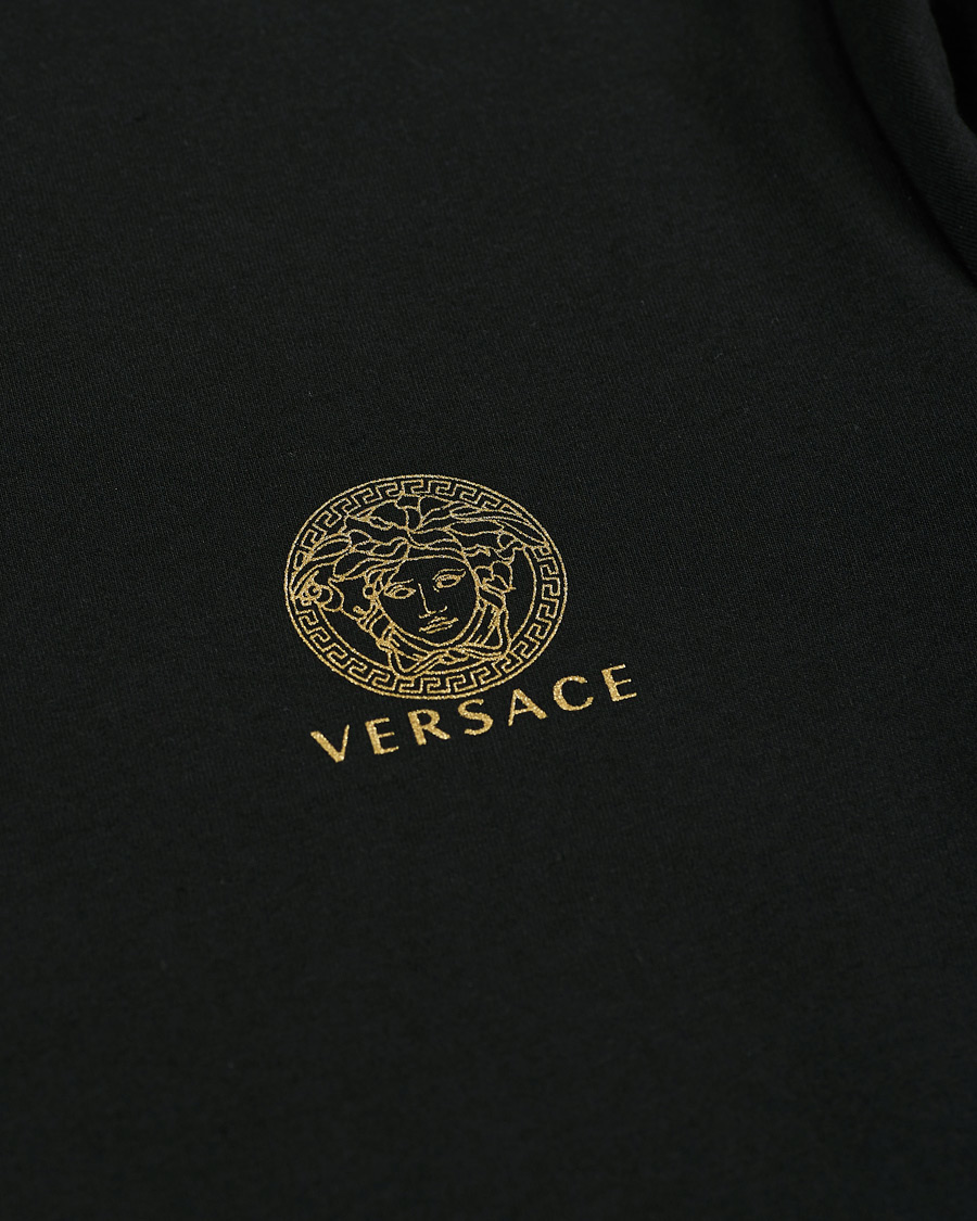 Men | T-Shirts | Versace | Medusa Long Sleeve Tee Black
