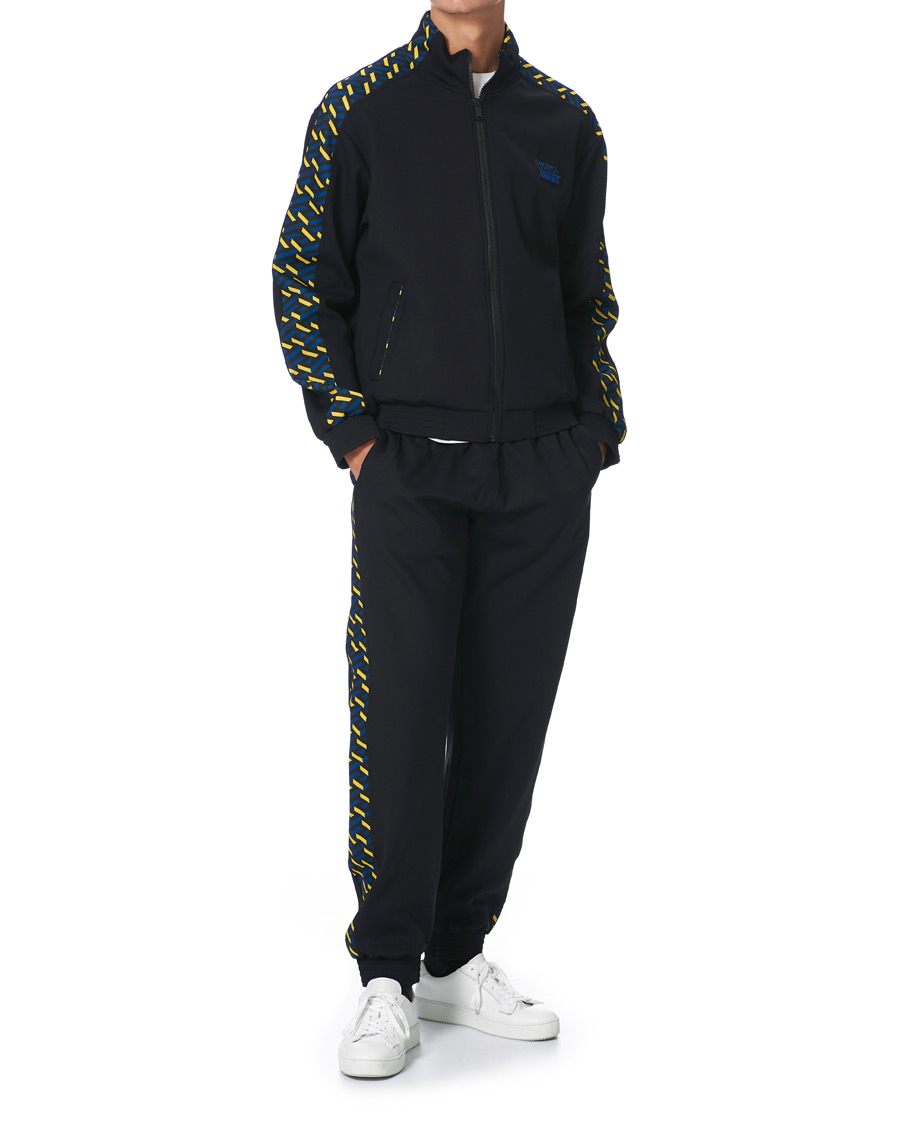 Men | Sweaters & Knitwear | Versace | Monogram Zip Sweater Navy