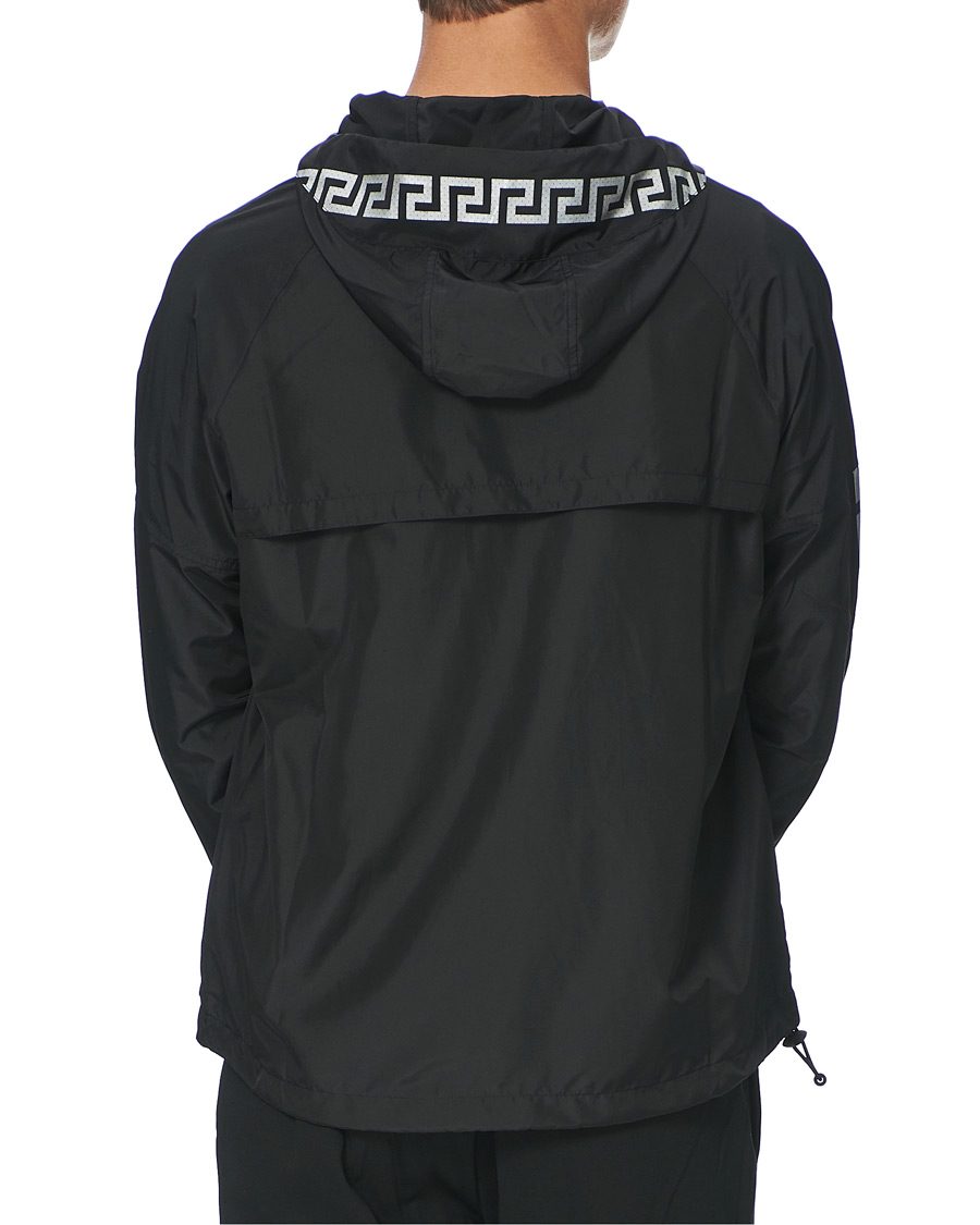 Men | Coats & Jackets | Versace | Monogram Hooded Jacket Black