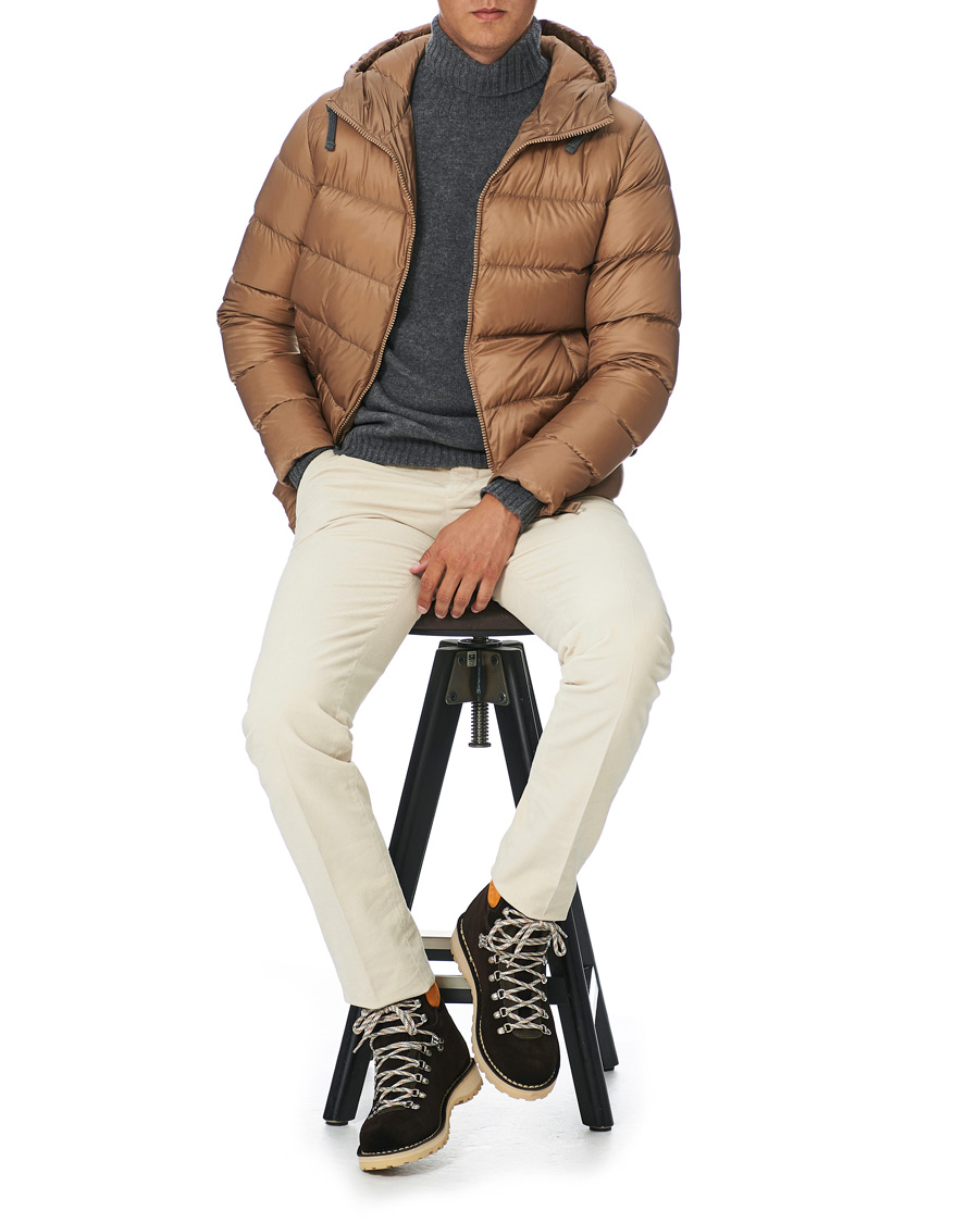 Men | Coats & Jackets | Herno | Globe Down Puffer Jacket Camel 46