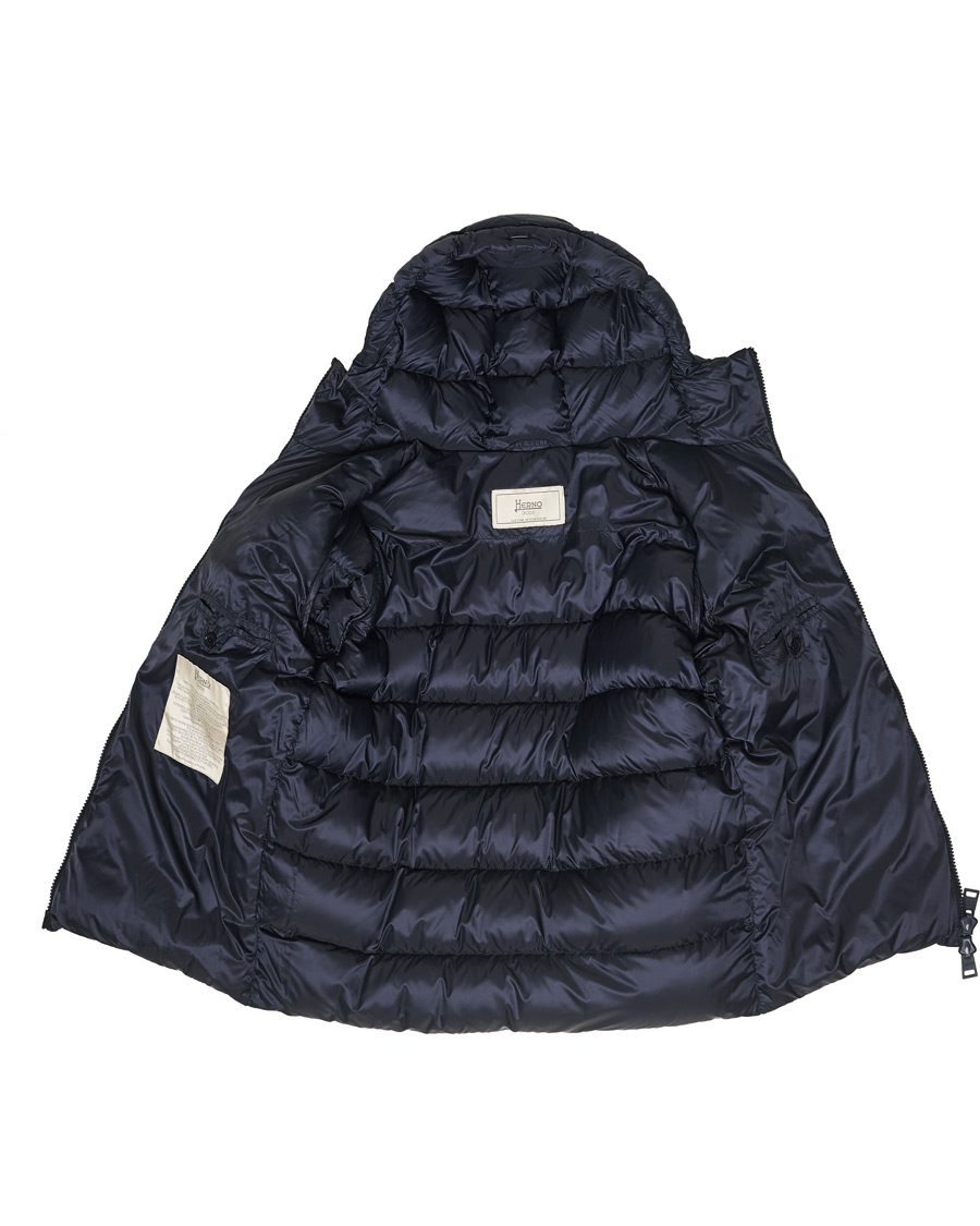 Men | Coats & Jackets | Herno | Globe Down Puffer Jacket Navy 46