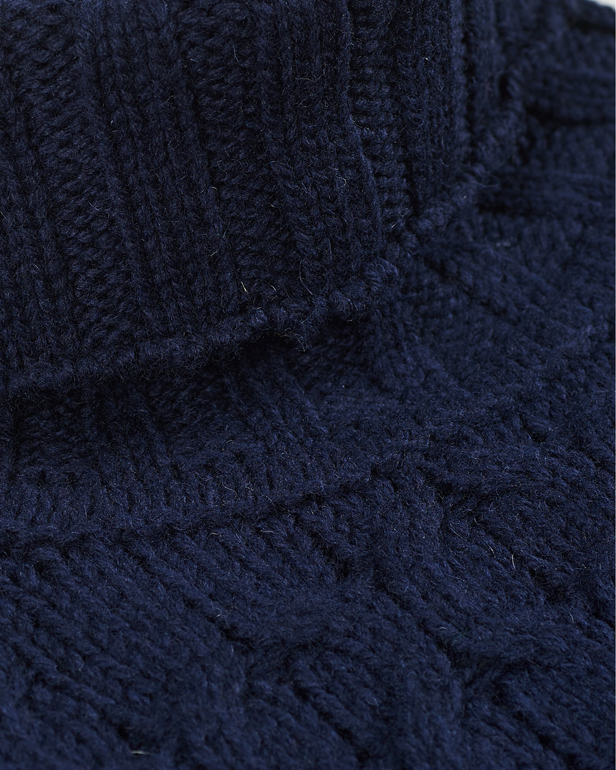 Men | Sweaters & Knitwear | Morris Heritage | Heritage Vincenzo Rollneck Navy