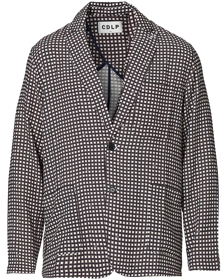 Men | Shirts | CDLP | Pool Jacket Navy Print