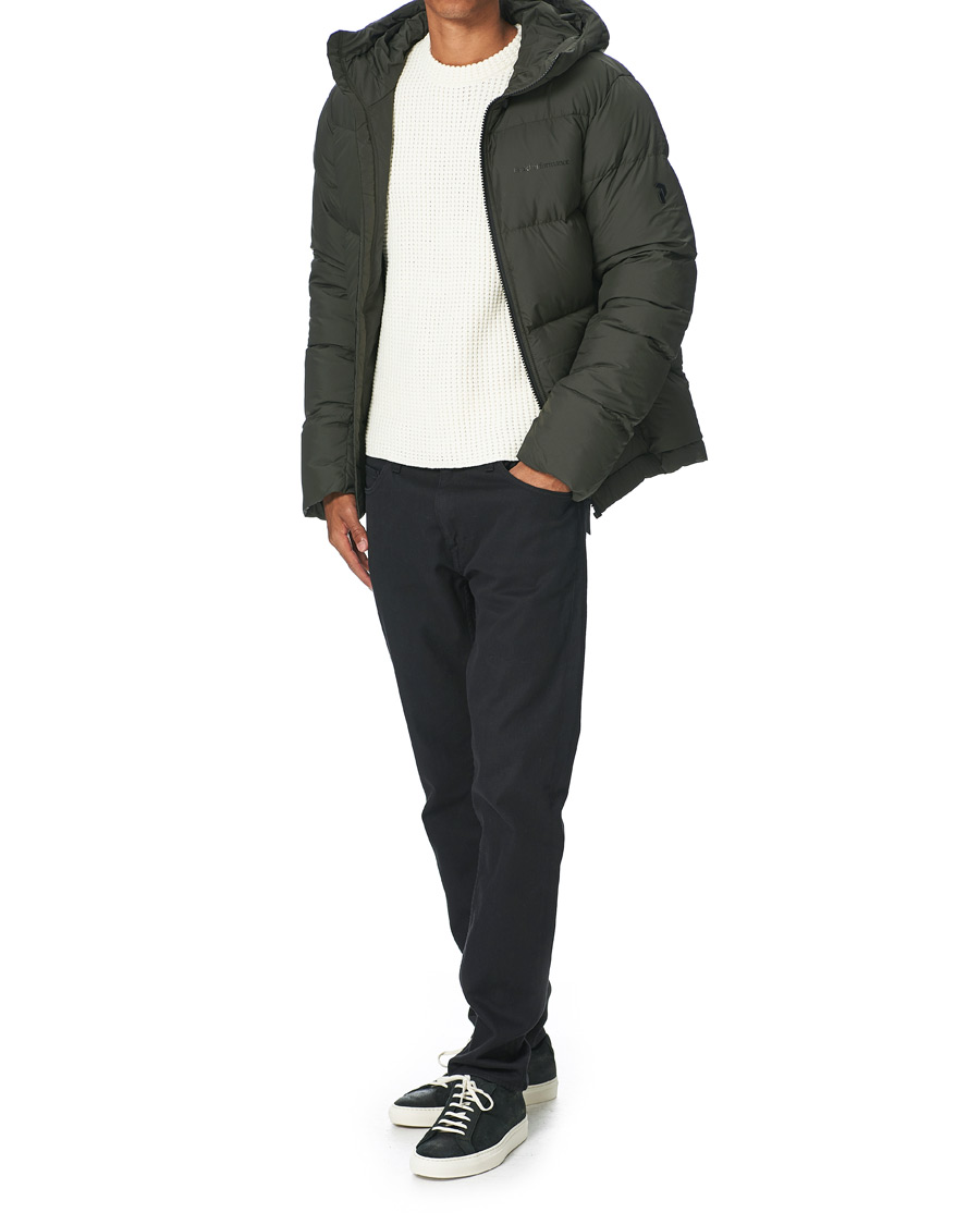 Men | Coats & Jackets | Peak Performance | Rivel Down Hooded Jacket Olive Extreme