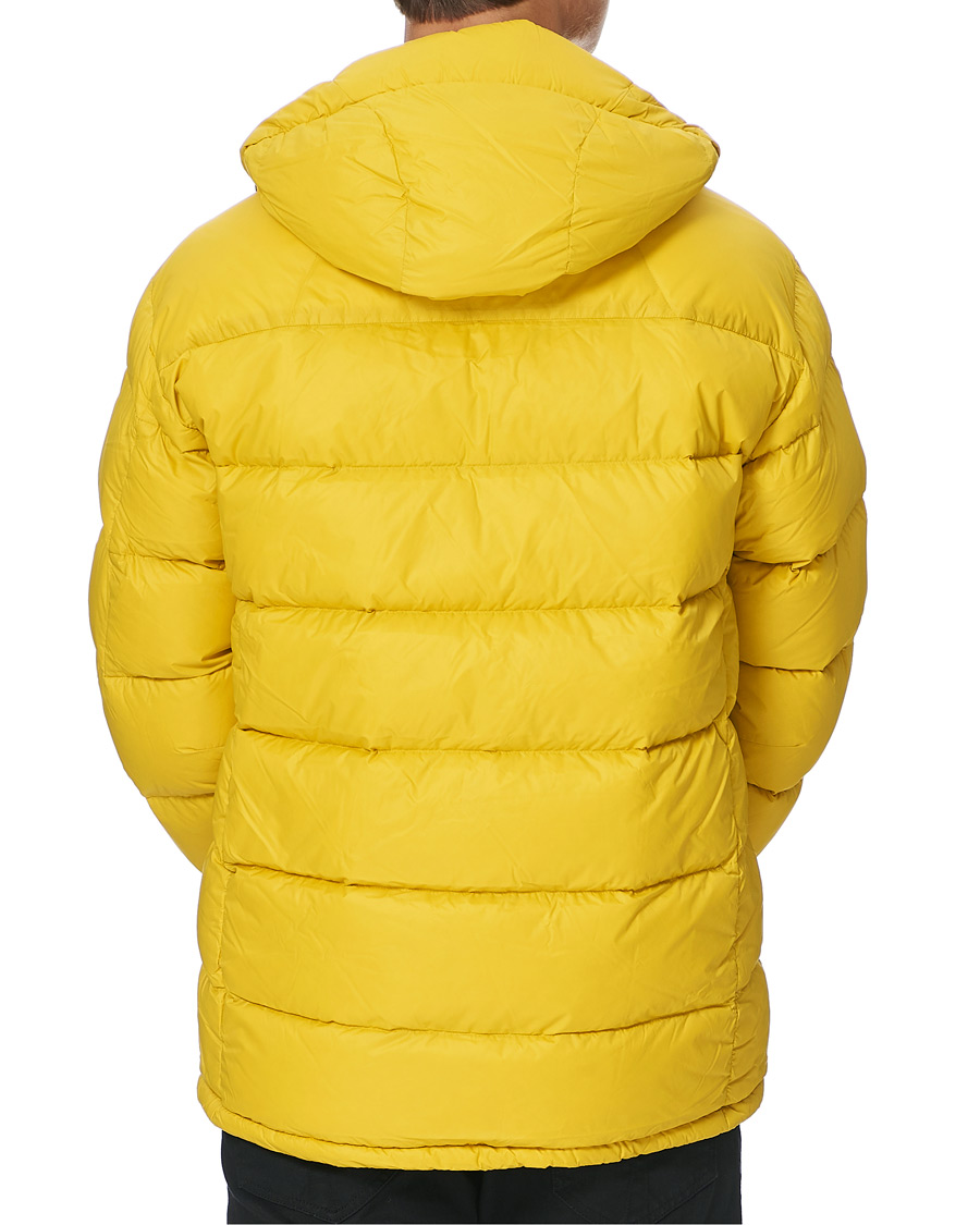 Men | Coats & Jackets | Peak Performance | Frost Down Hooded Jacket Trek Yellow