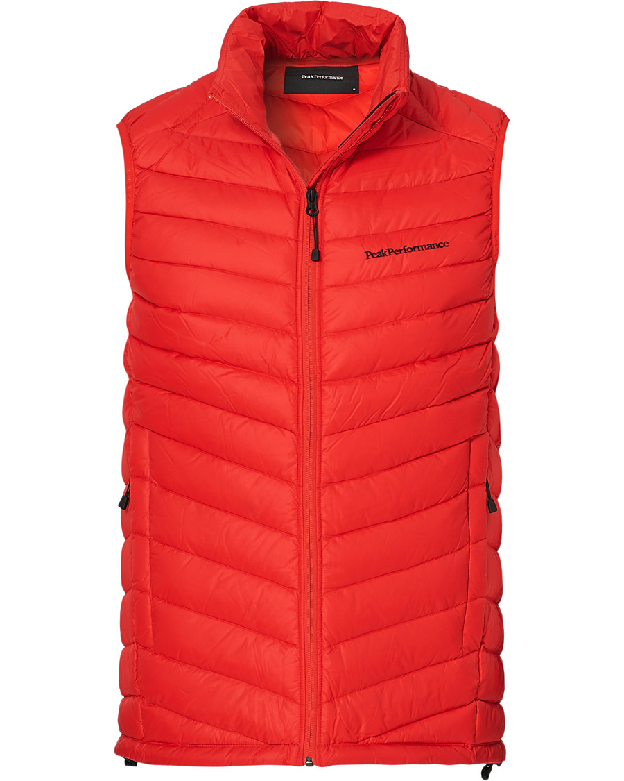 Men | Coats & Jackets | Peak Performance | Frost Down Vest Racing Red