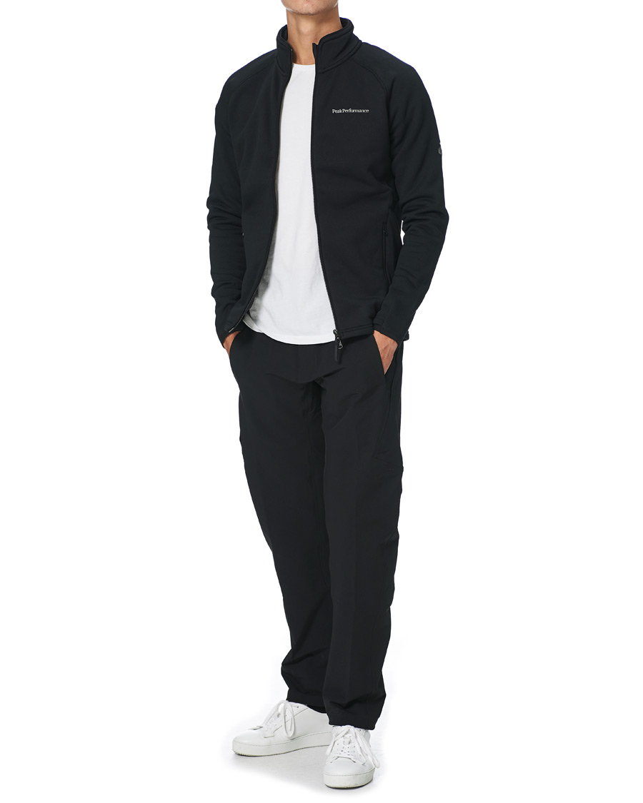 Men | Sweaters & Knitwear | Peak Performance | Chill Full Zip Jacket Black