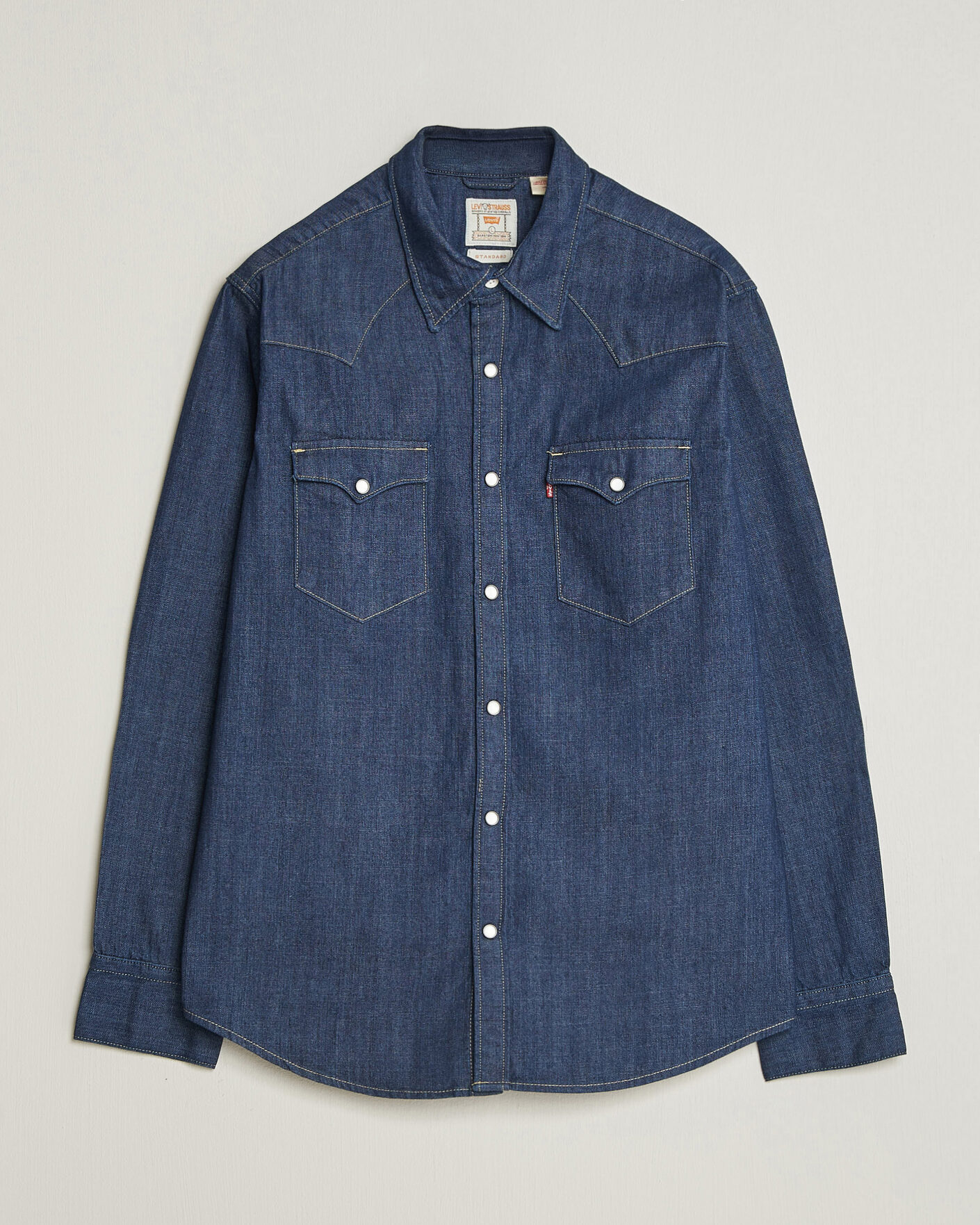 Men | Shirts | Levi's | Barstow Western Standard Shirt Rinse Marbled