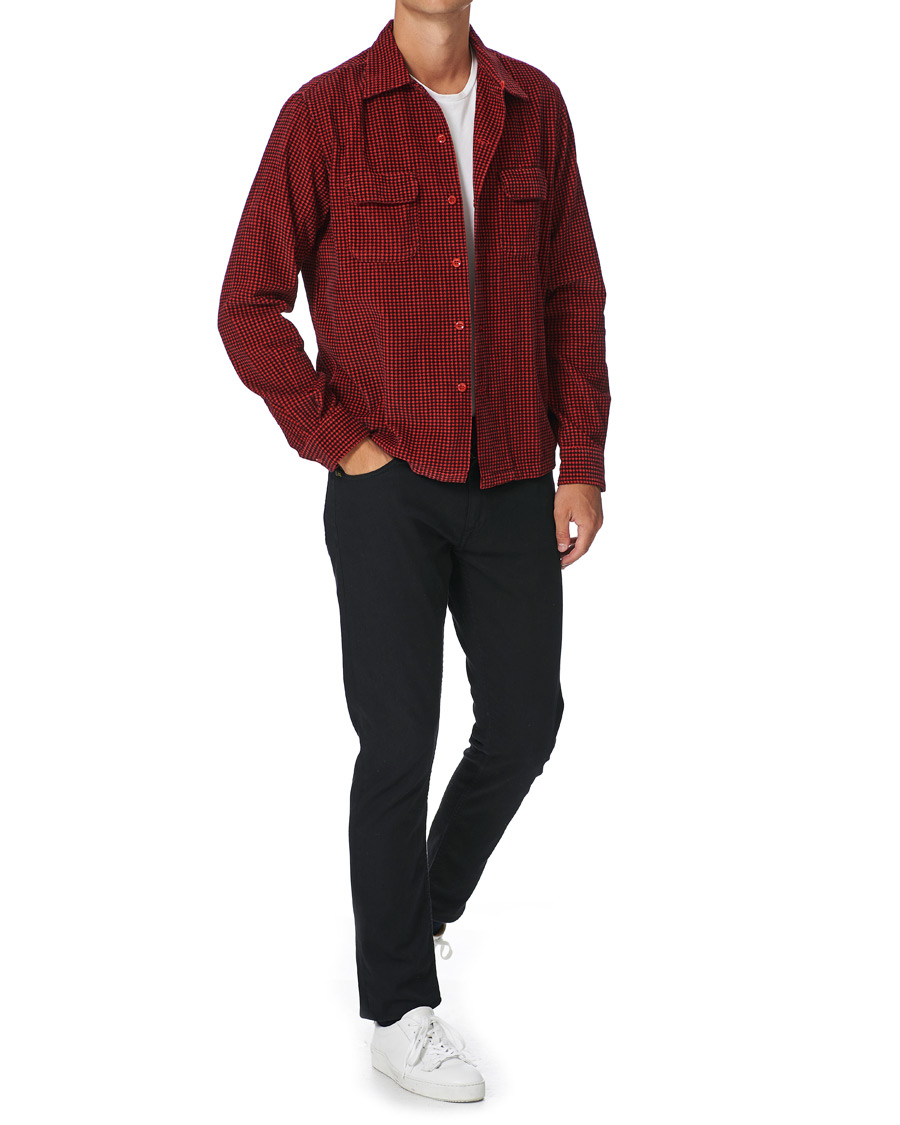 Men | Shirts | Levi's Vintage Clothing | Deluxe Check Shirt Dogtooth Red