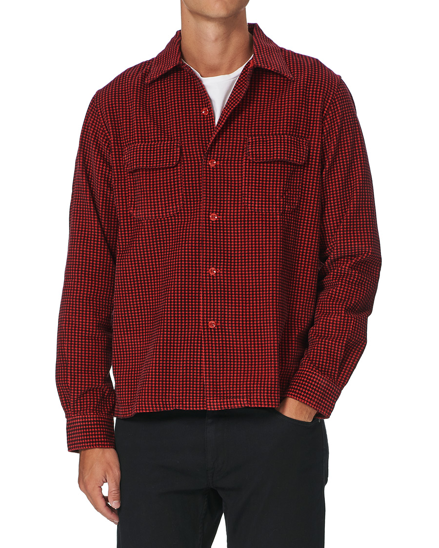 Men | Shirts | Levi's Vintage Clothing | Deluxe Check Shirt Dogtooth Red