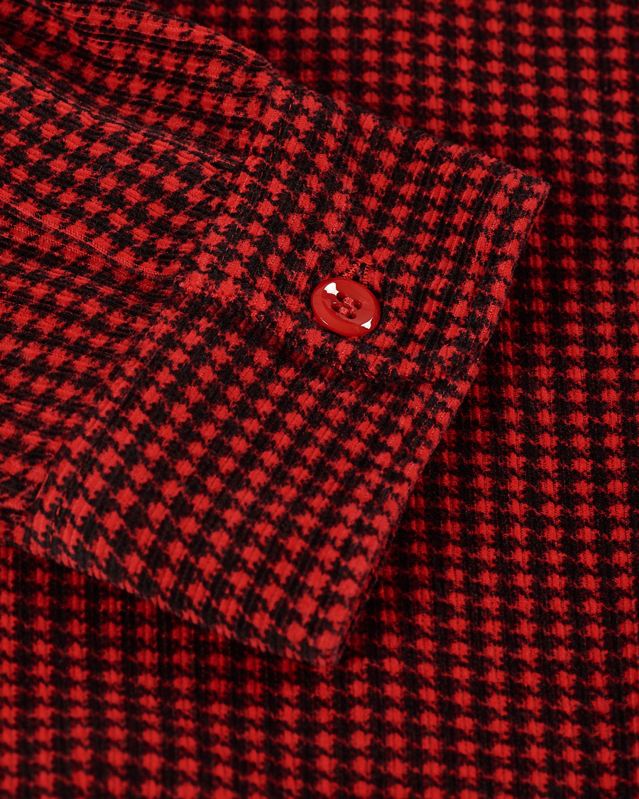 Men | Shirts | Levi's Vintage Clothing | Deluxe Check Shirt Dogtooth Red
