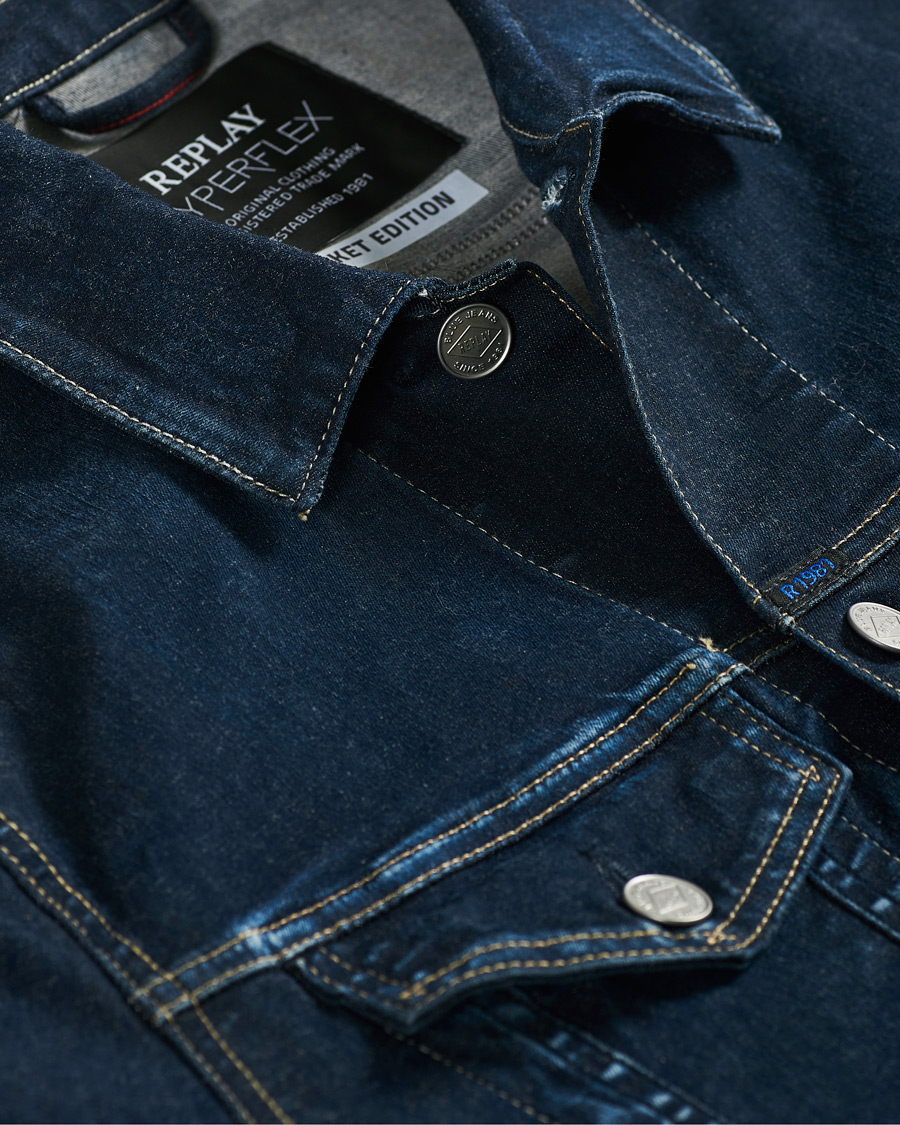 Men | Coats & Jackets | Replay | Denim Jacket Dark Blue