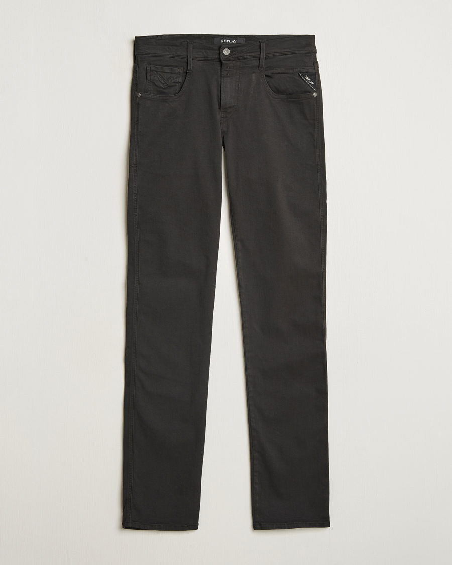 Men | Trousers | Replay | Anbass Hyperflex X.Lite 5-Pocket Pants Black