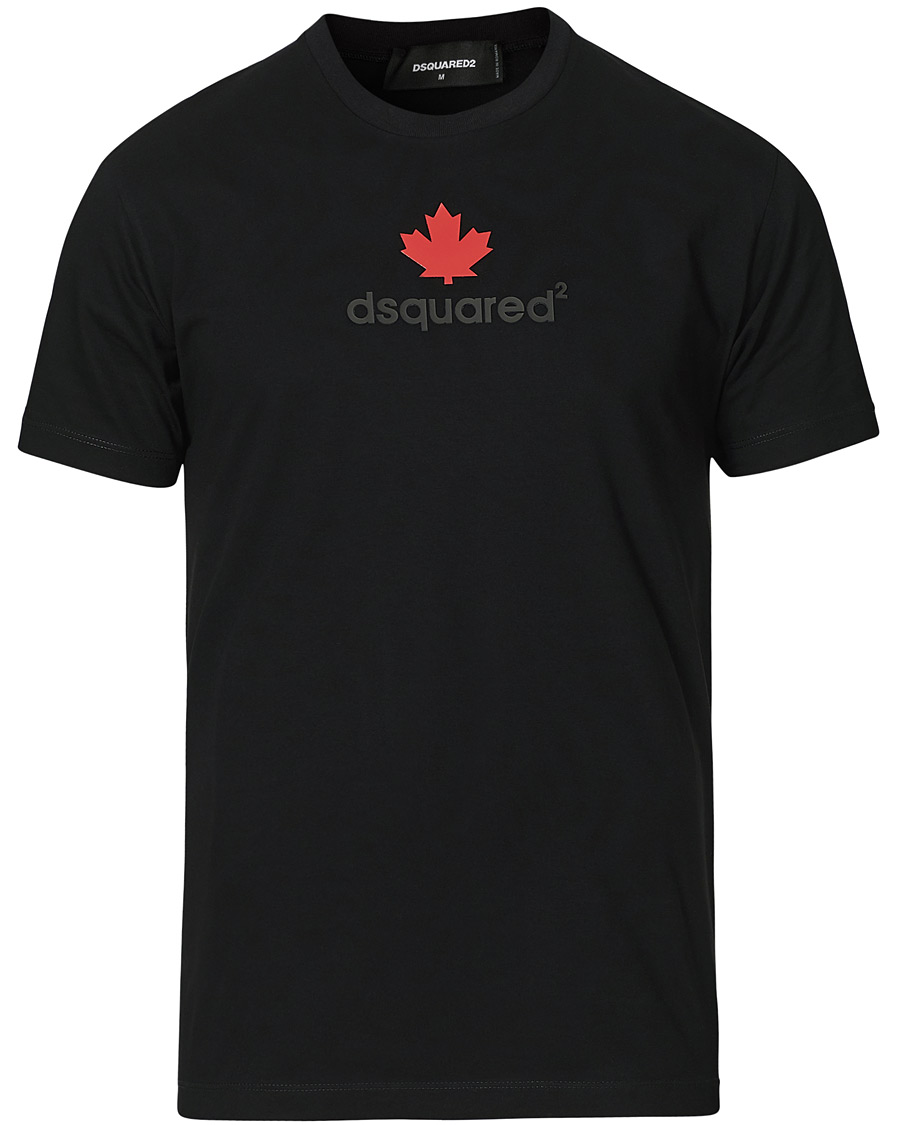 Men | T-Shirts | Dsquared2 | Mini D2 Leaf Tee Black