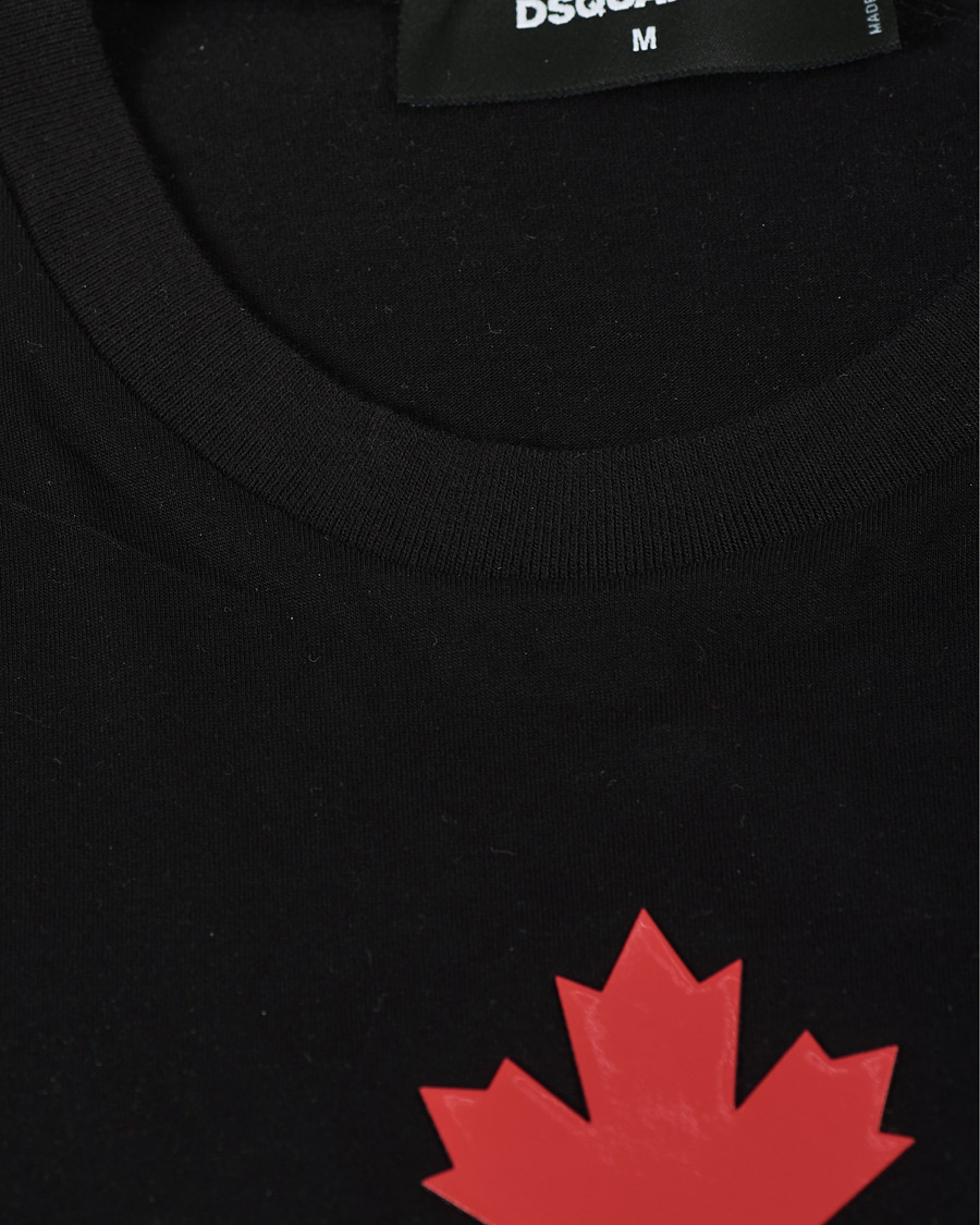 Men | T-Shirts | Dsquared2 | Mini D2 Leaf Tee Black