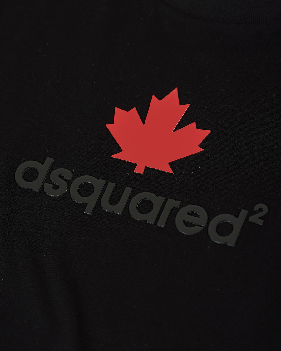 Men | T-Shirts | Dsquared2 | Mini D2 Leaf Tee Black